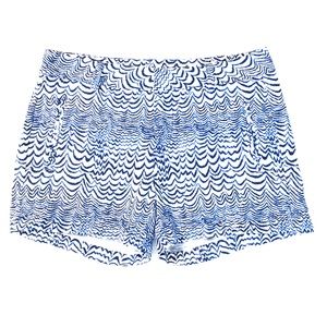 Stylus Blue and White Wave Print Shorts Sz 2